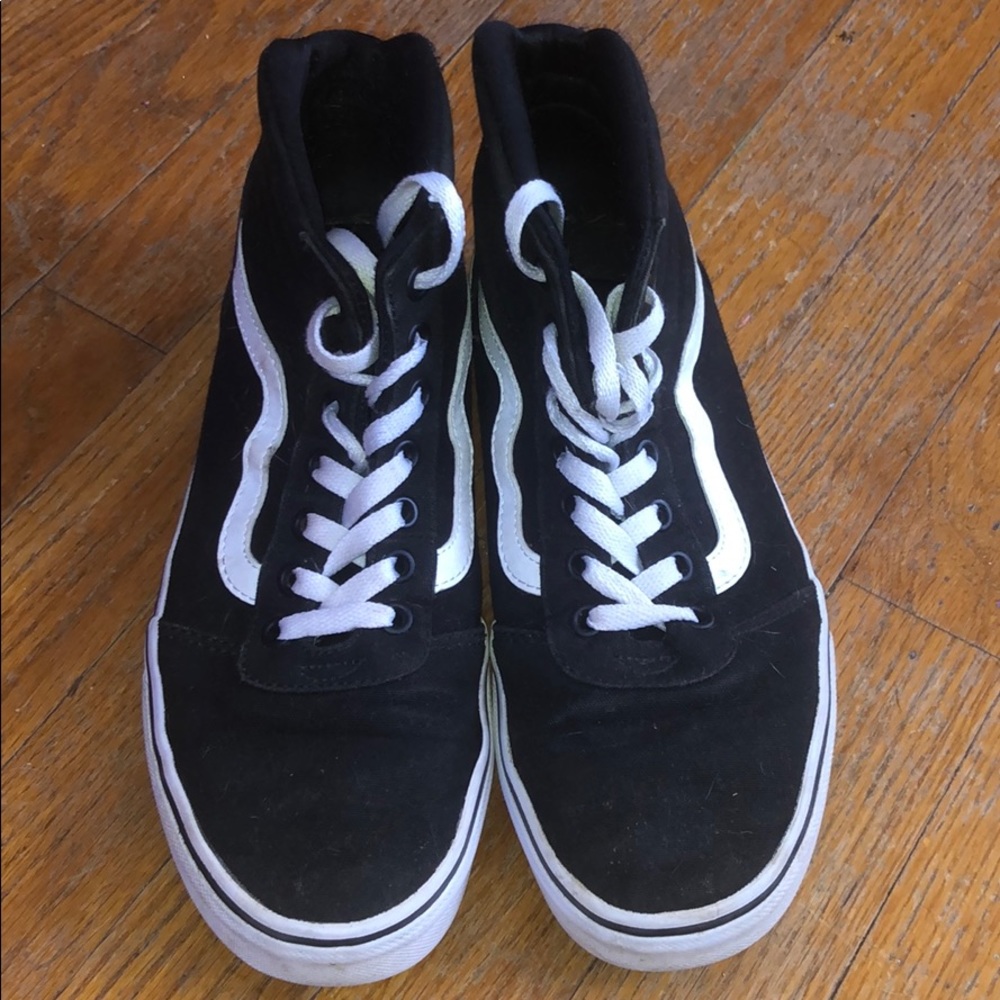 black high top vans